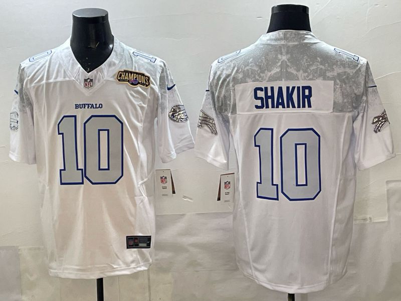 Men 2025 Buffalo Bills #10 Shakir white 5th generation Throwback Nike Limited NFL Jersey style 032->buffalo bills->NFL Jersey